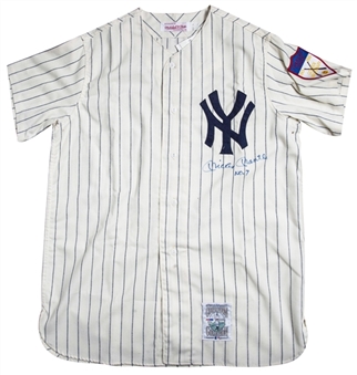 Mickey Mantle Signed New York Yankees Jersey With "No. 7" Inscription (PSA/DNA)